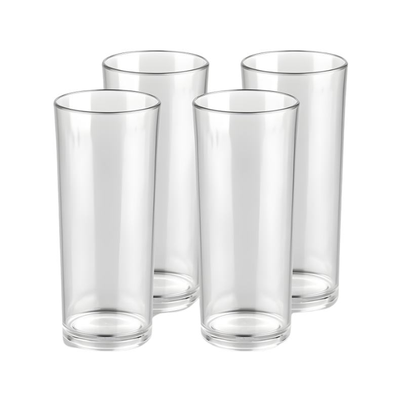 200ml Hi-Ball Cup GPPS PP acrylic cocktail juice glass